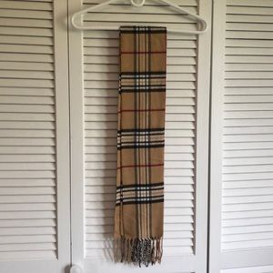 Burberry style scarf